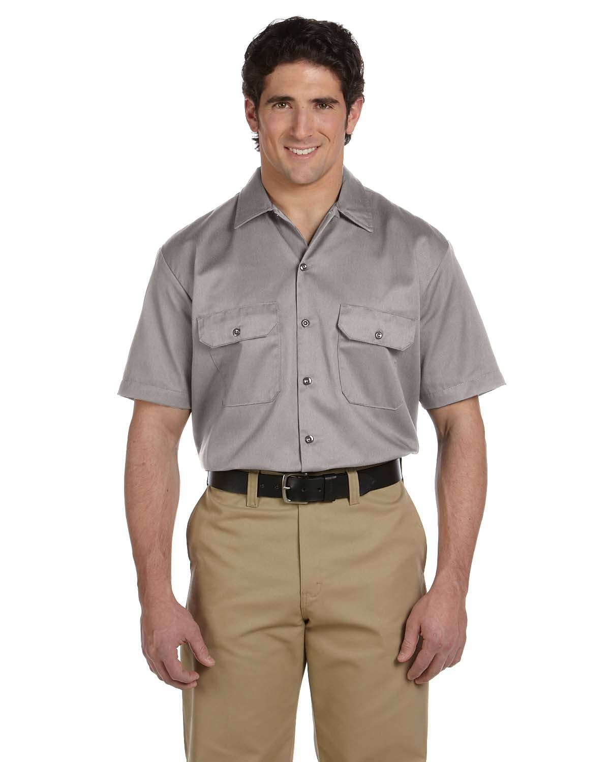 Dickies Men's 5.25 oz. Short-Sleeve Work Shirt: Comfort and Durability for Every Task