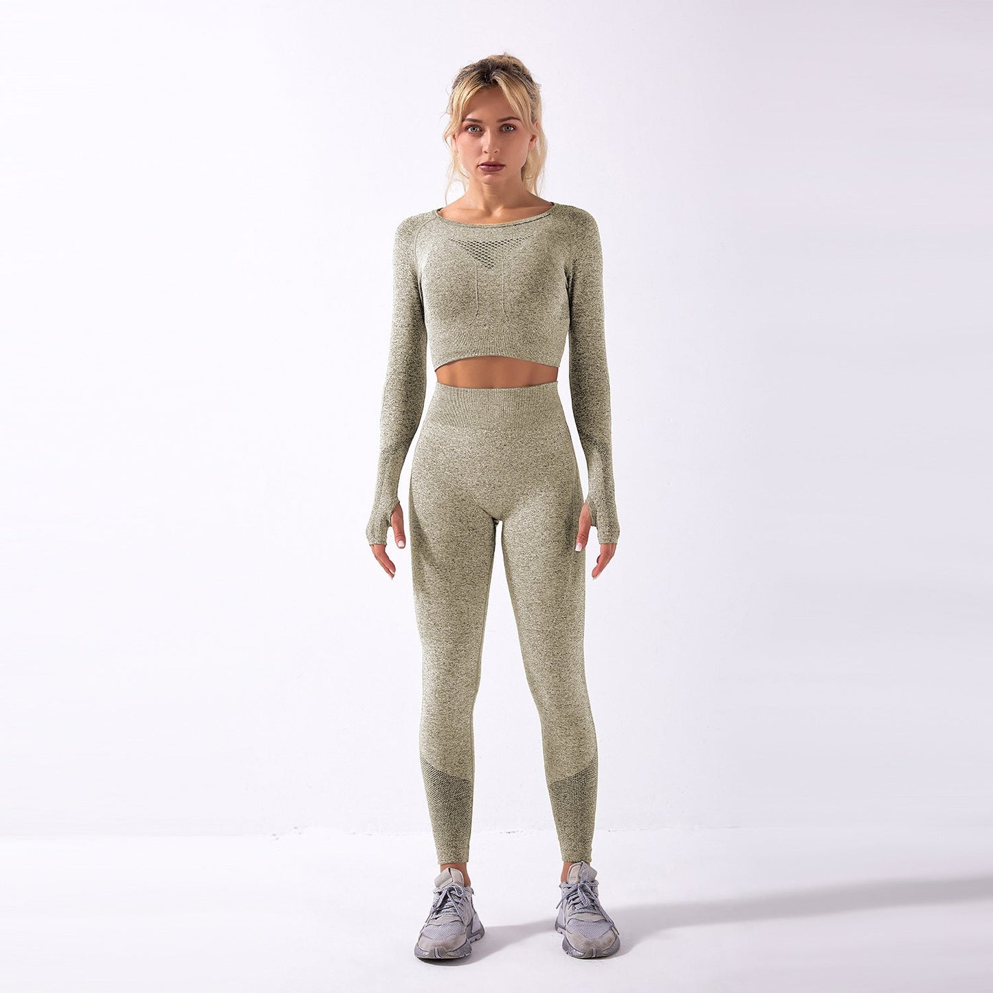 European And American Yoga Suits, Long Shorts, Sports Bra, Sweat Suit