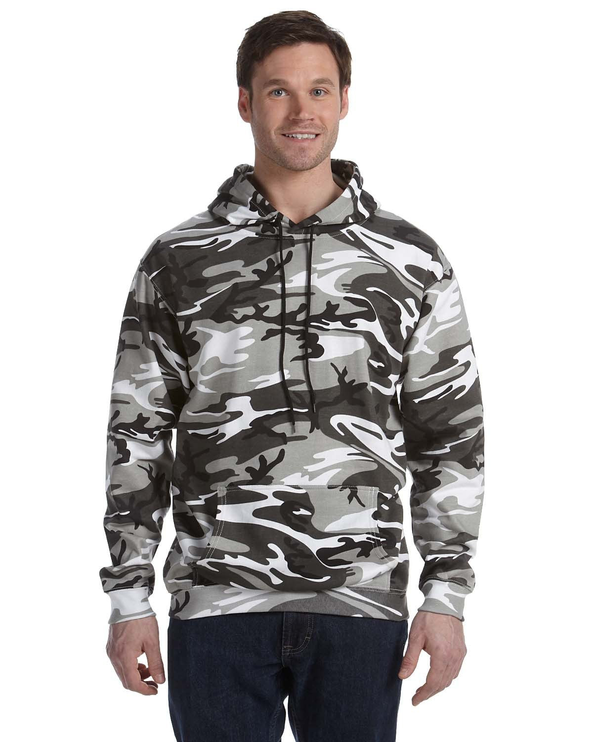 CODE FIVE Unisex Camo Pullover Hoodie: Embrace Versatile Camouflage Comfort