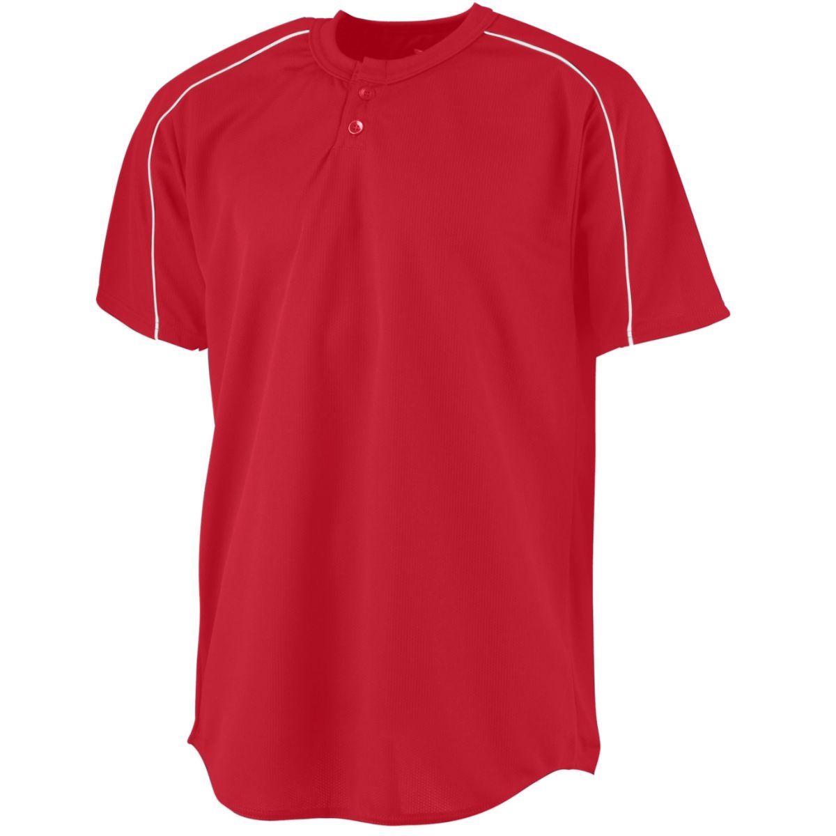 WICKING TWO-BUTTON BASEBALL JERSEY - Apparel Globe
