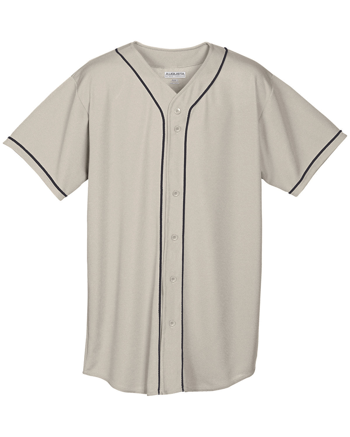 Wicking Mesh Braided Trim Baseball Jersey - Apparel Globe