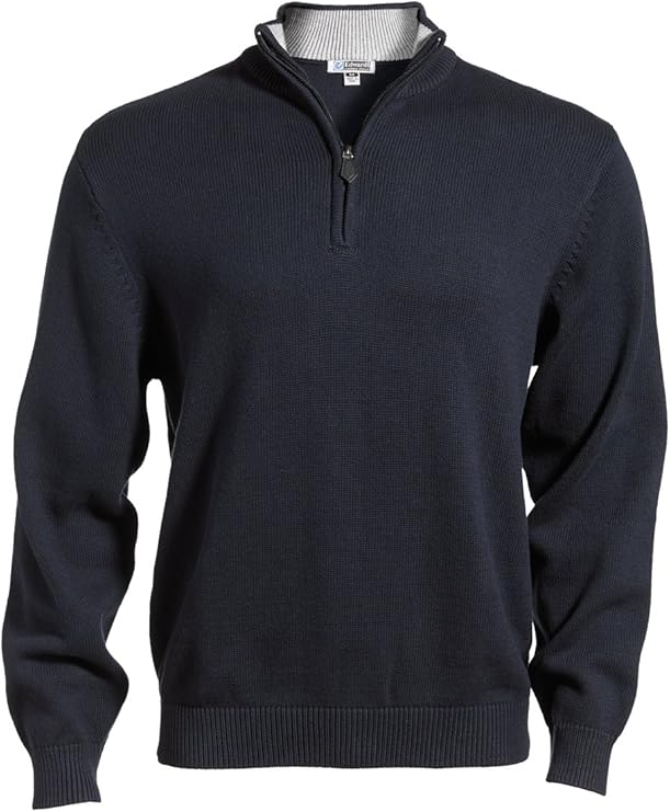 Edwards Quarter Zip Cotton Blend Sweater