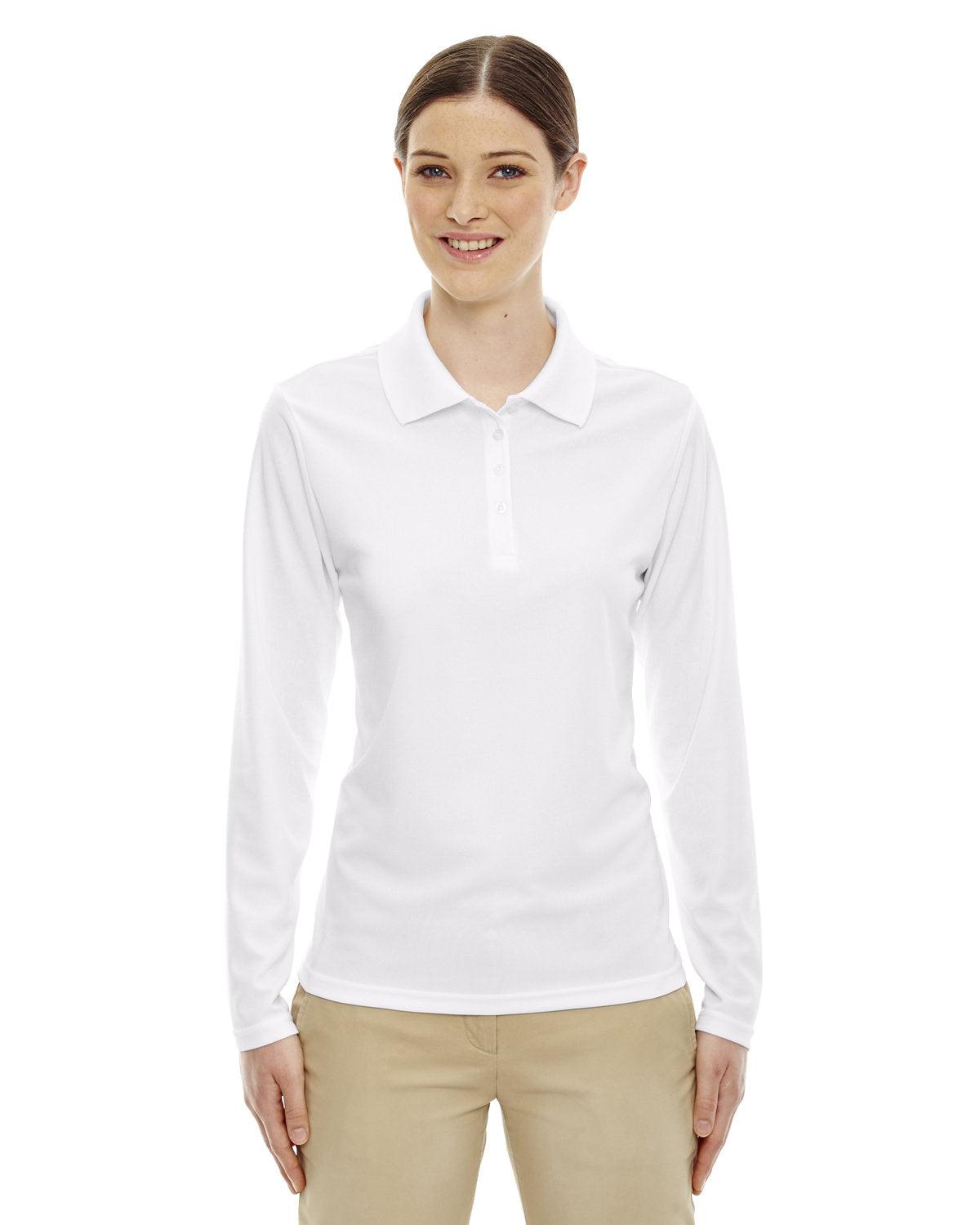 Ladies' Pinnacle Performance Long-Sleeve Piqué Polo - Apparel Globe