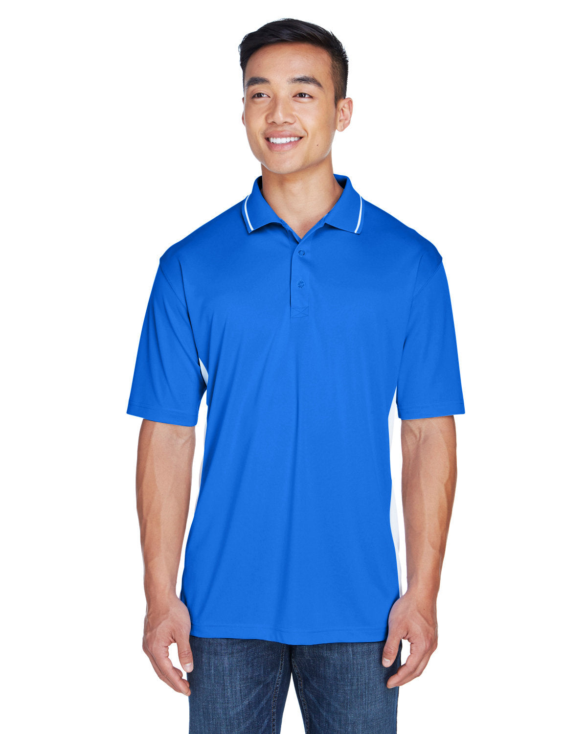 Elevate Your Game: UltraClub Men's Cool & Dry Sport Two-Tone Polo