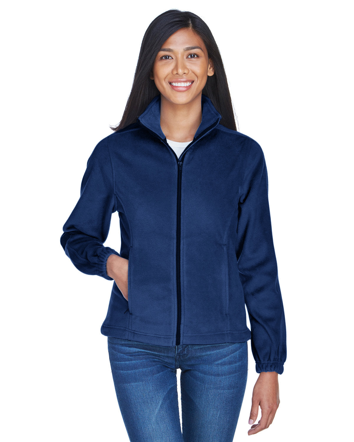 Elegance Meets Warmth: UltraClub Ladies' Iceberg Fleece Full-Zip Jacket