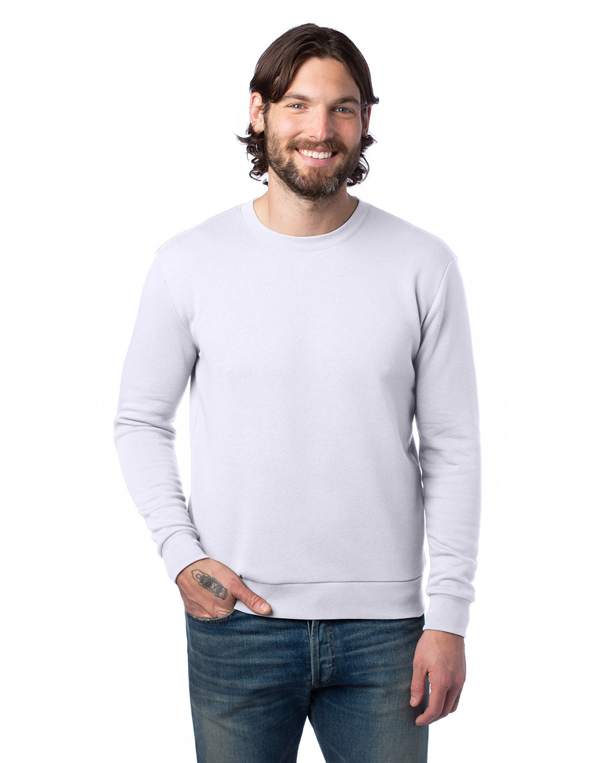 Alternative Unisex Eco-Cozy Fleece Sweatshirt: Sustainable Warmth for All