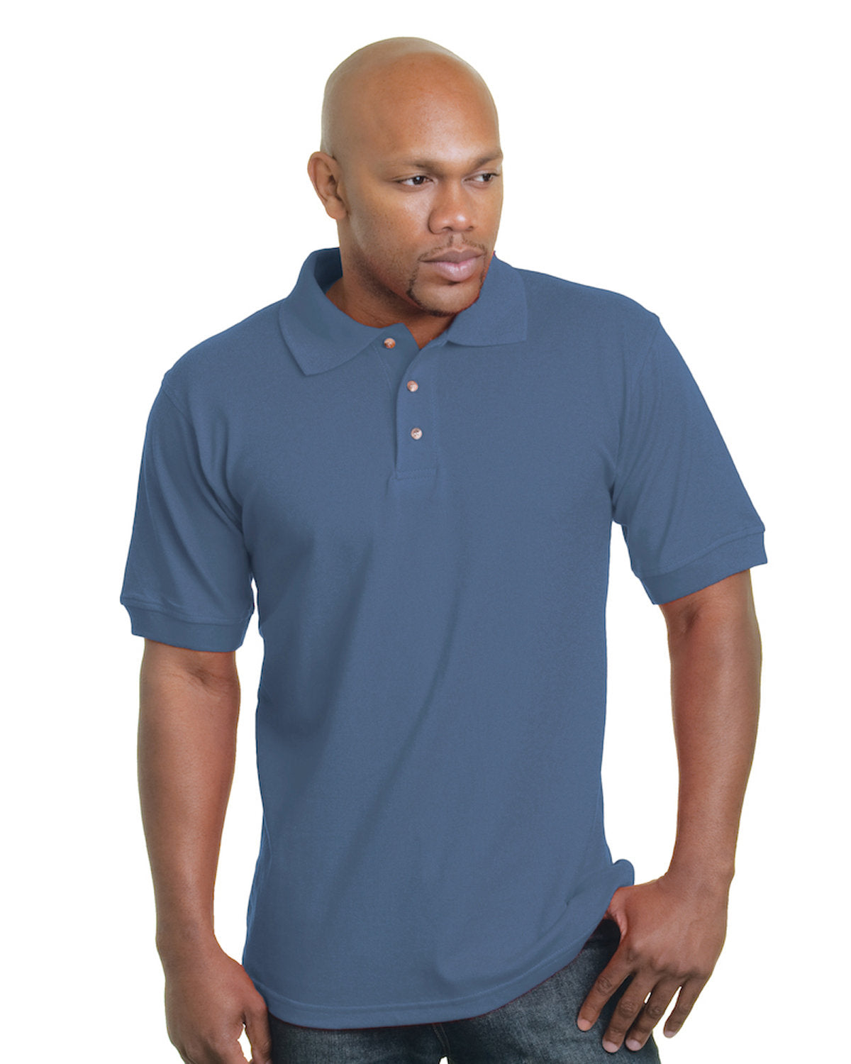 Adult 6.1 oz., Cotton Piqué Polo