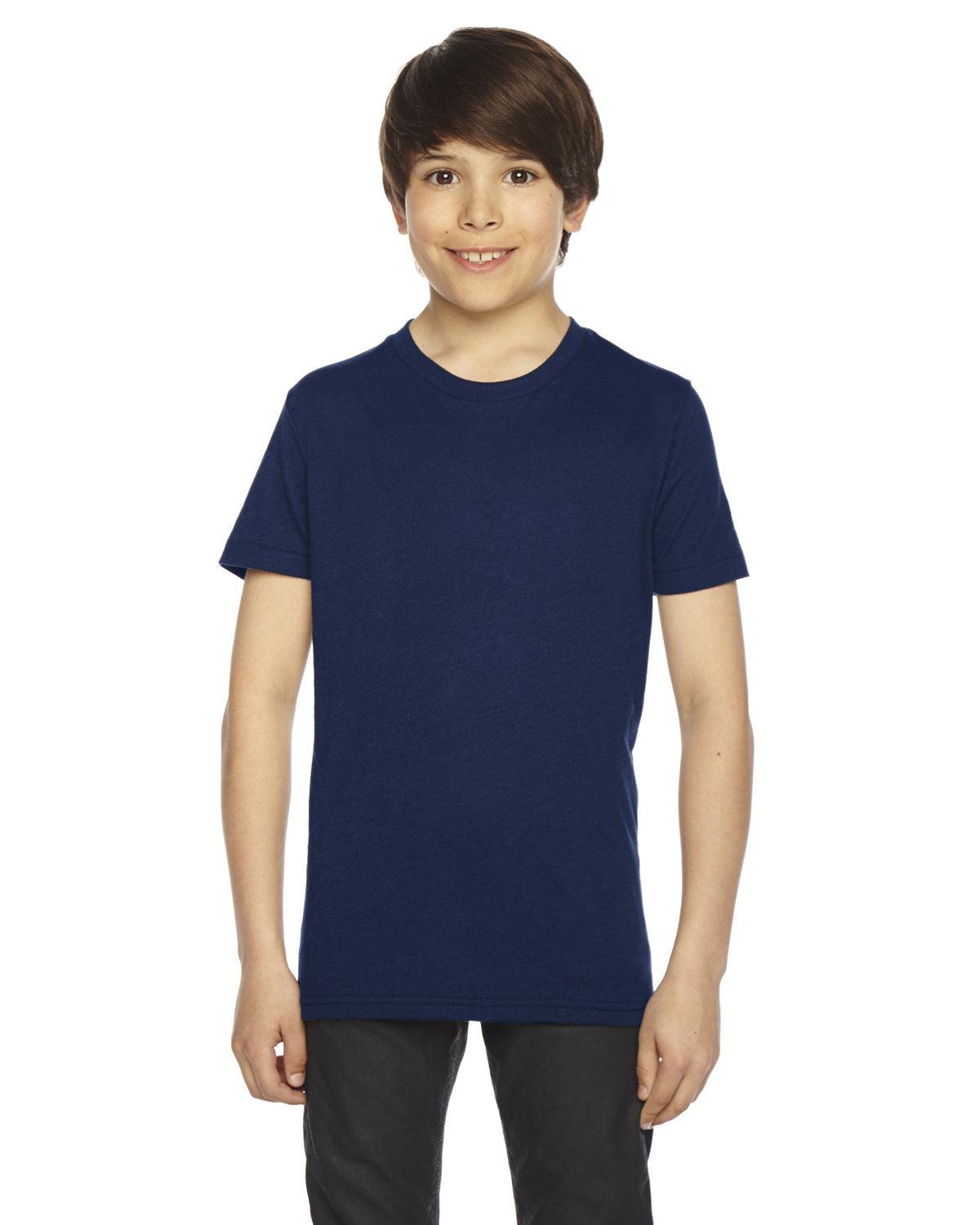 American Apparel Youth Poly-Cotton Short-Sleeve Crewneck - Apparel Globe