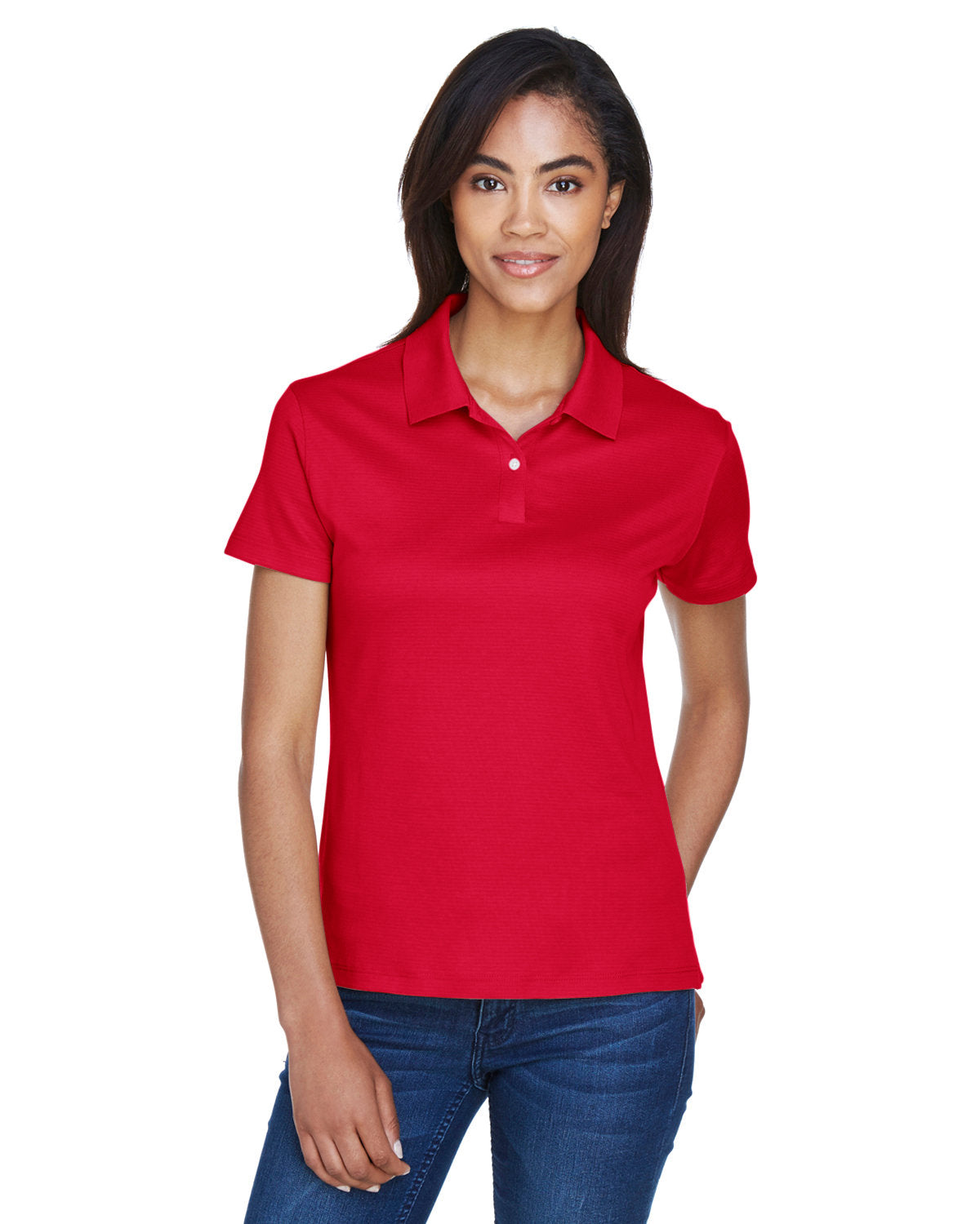 Elevate Your Look with the Devon & Jones Ladies' Pima-Tech™ Jet Piqué Polo