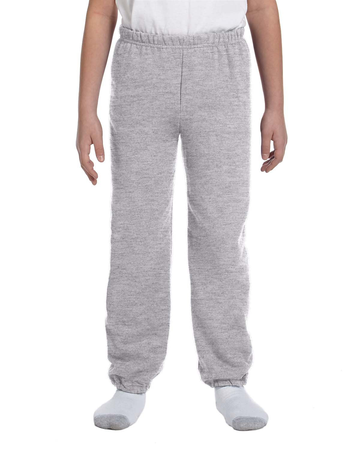 "ELEVATE COMFORT AND DURABILITY FOR KIDS WITH GILDAN YOUTH HEAVY BLEND„¢ 50/50 SWEATPANTS