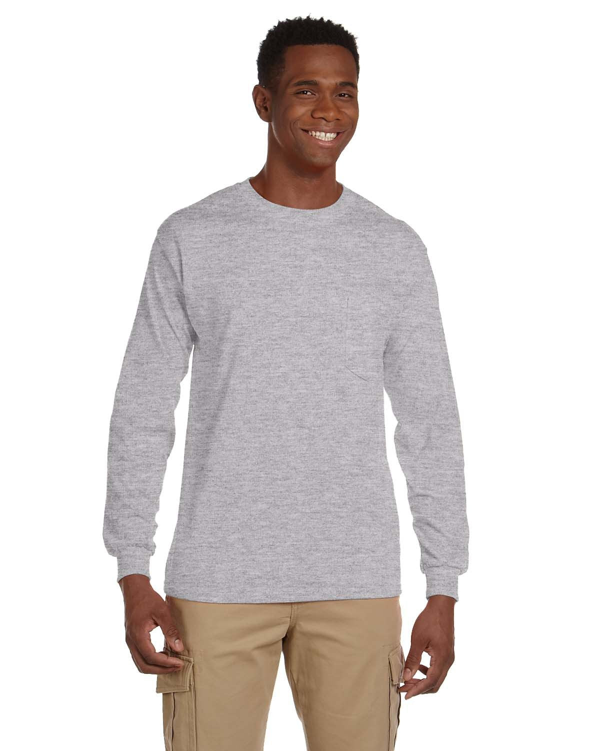 Gildan Adult Ultra Cotton® Long-Sleeve Pocket T-Shirt G241