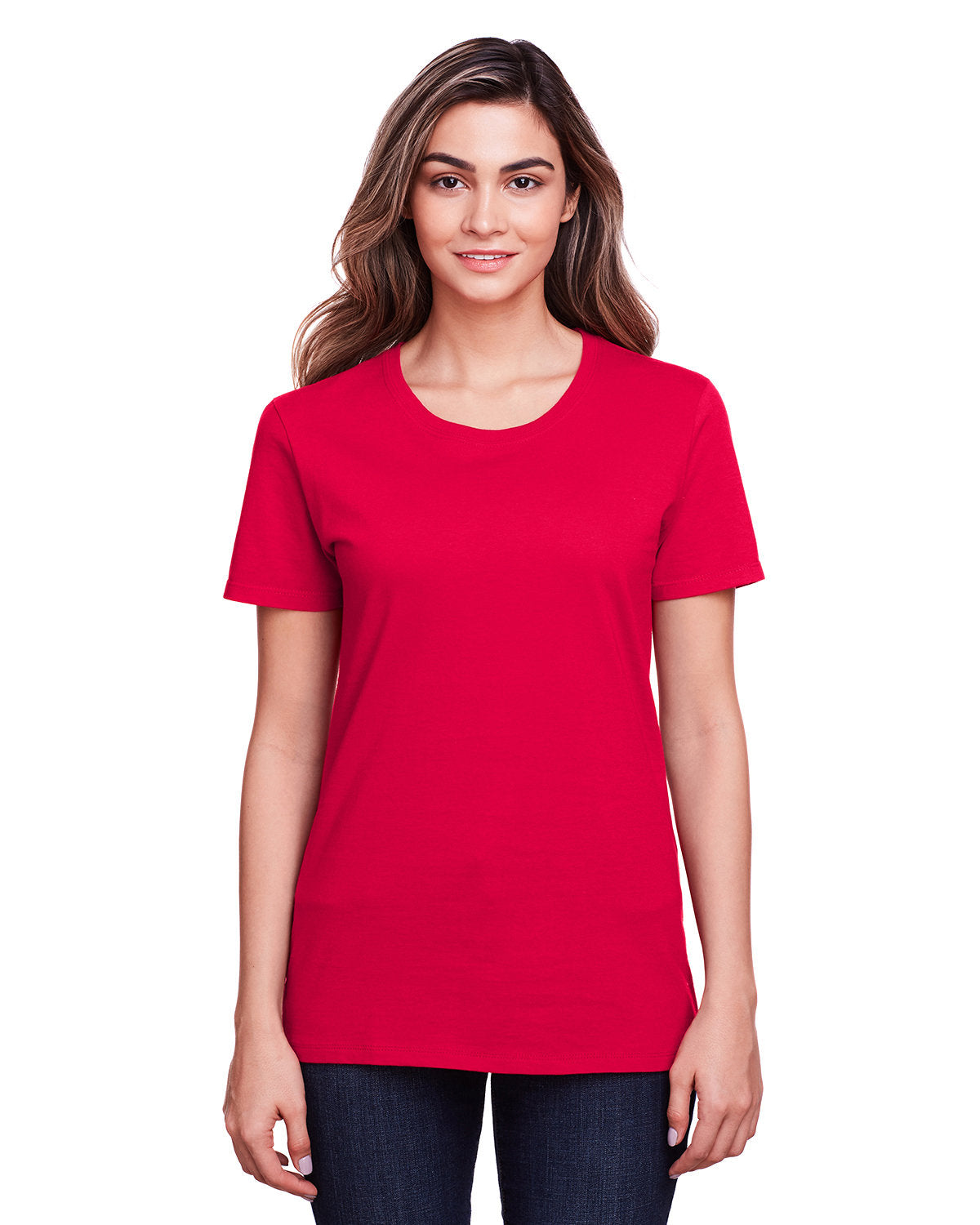 Fruit of the Loom Ladies' ICONICâ„¢ T-Shirt: Classic Comfort with a Feminine Touch