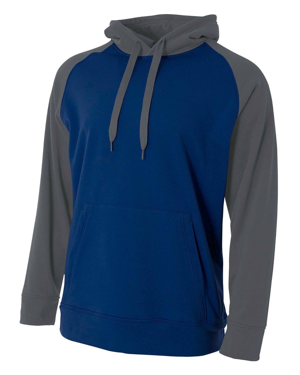 A4 Men's Color Block Tech Fleece Hoodie: Modern Comfort