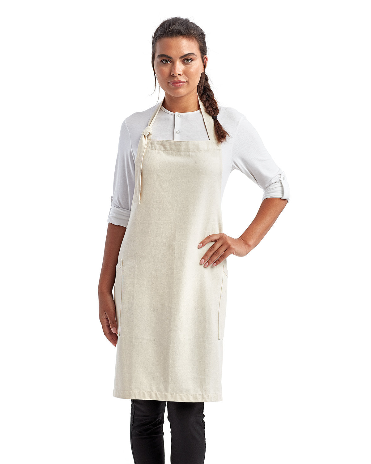 Artisan Renewal: The Unisex 'Regenerate' Sustainable Bib Apron from the Artisan Collection by Reprime
