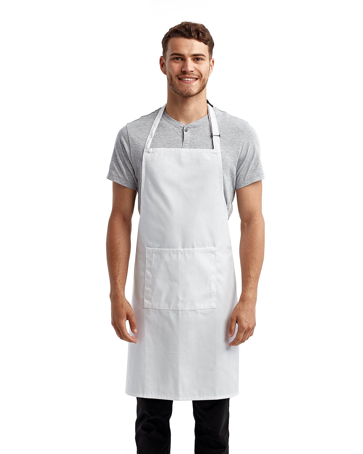 Artisan Harmony: The Unisex 'Colours' Sustainable Pocket Bib Apron from the Artisan Collection by Reprime