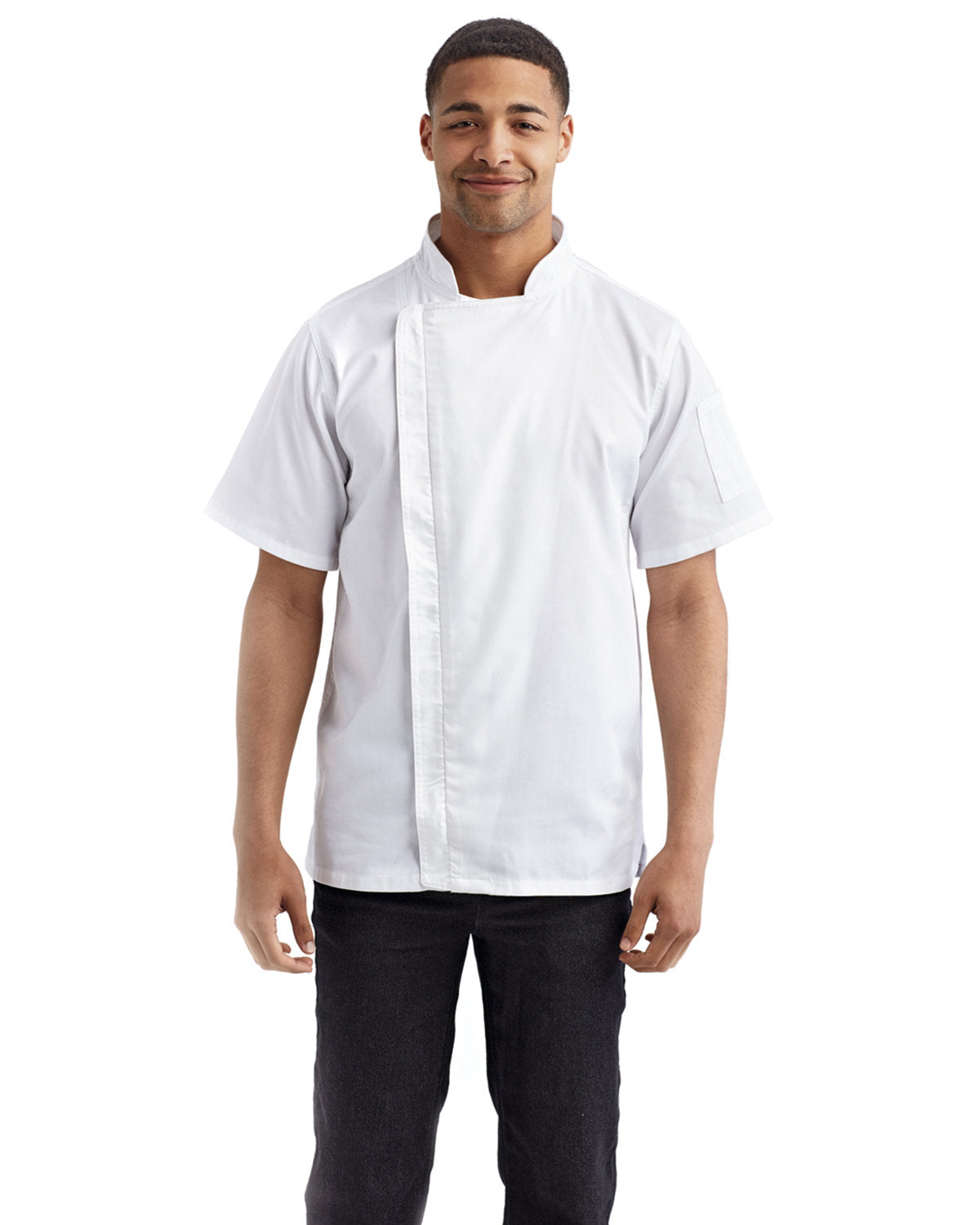 Artisan Essence: The Unisex Zip-Close Short Sleeve Chef's Coat from the Artisan Collection by Reprime