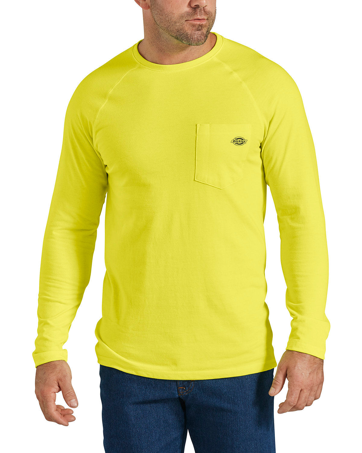 Dickies Men's Tall Temp-iQ Performance Cooling Long Sleeve Pocket T-Shirt SL600T
