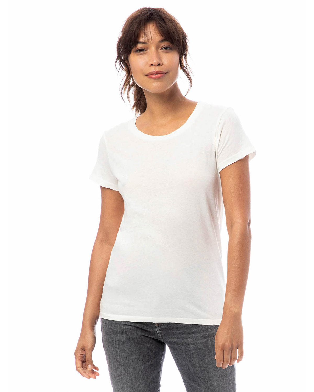 Ladies' Vintage Garment-Dyed Distressed T-Shirt - Apparel Globe