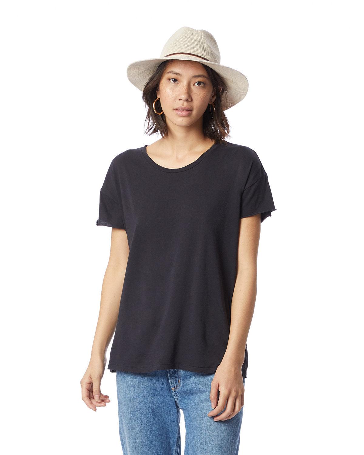 Ladies' Rocker Garment-Dyed Distressed T-Shirt - Apparel Globe