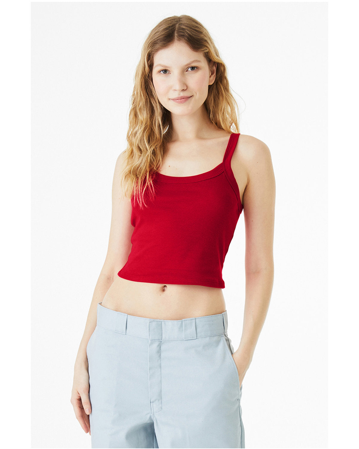 Bella + Canvas Ladies' Micro Ribbed Scoop Tank: Chic Comfort and Style