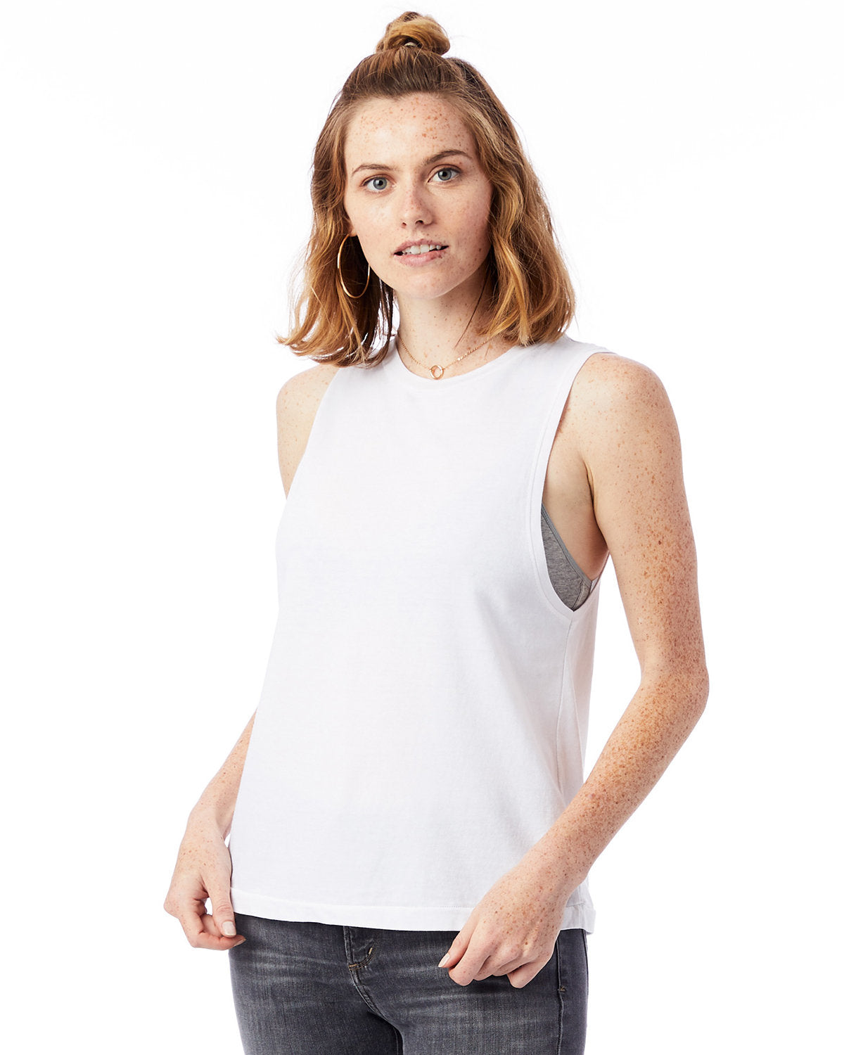 Alternative Ladies' Heavy Wash Muscle Tank: Vintage Charm with a Modern Edge