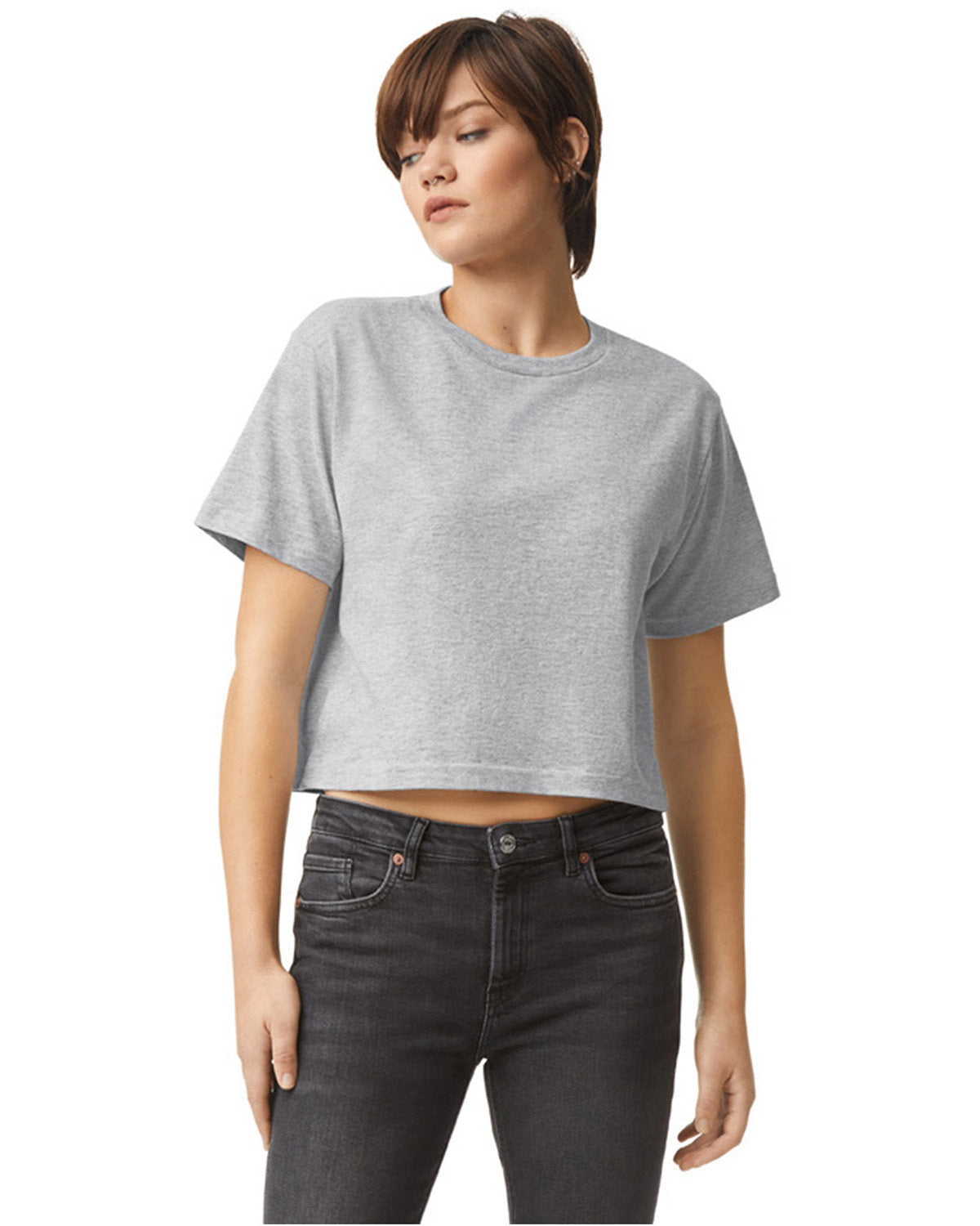 American Apparel Ladies' Fine Jersey Boxy T-Shirt: Redefine Casual Comfort with Modern Sophistication