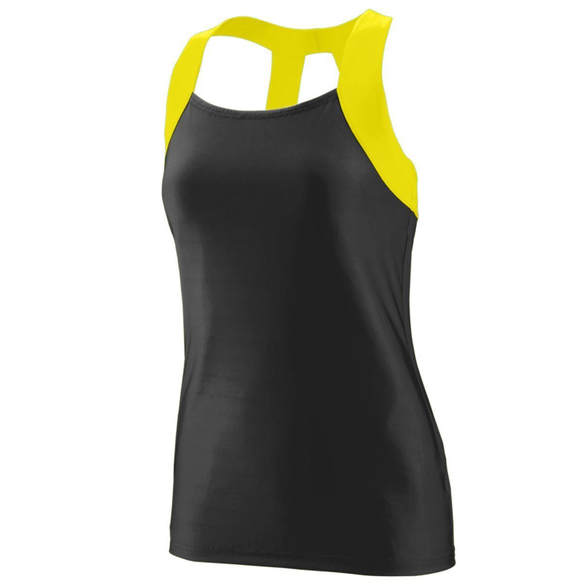 LADIES JAZZY OPEN BACK TANK - Apparel Globe