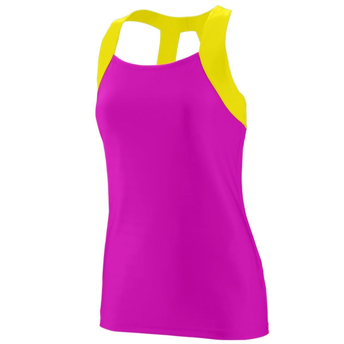 LADIES JAZZY OPEN BACK TANK - Apparel Globe