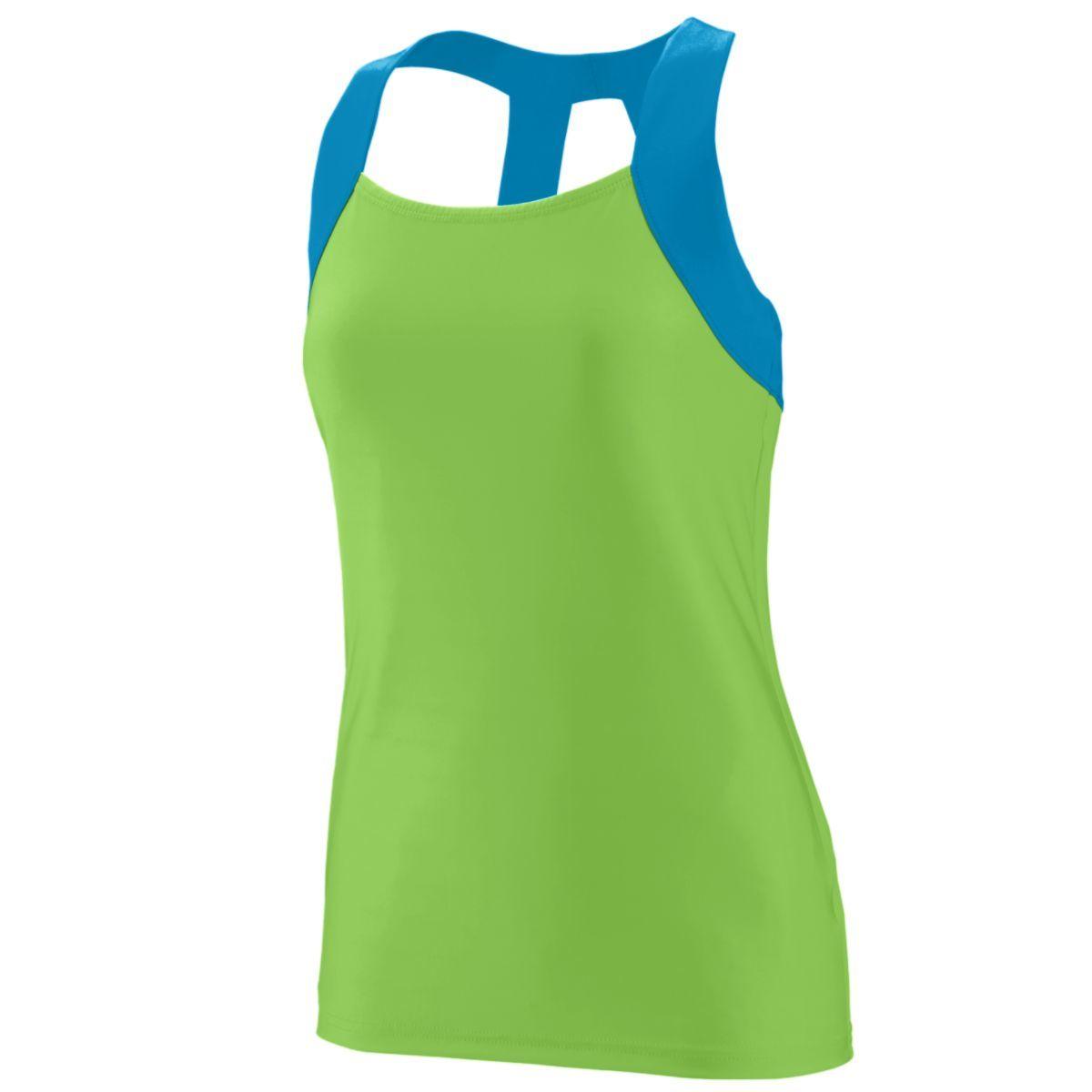 LADIES JAZZY OPEN BACK TANK - Apparel Globe