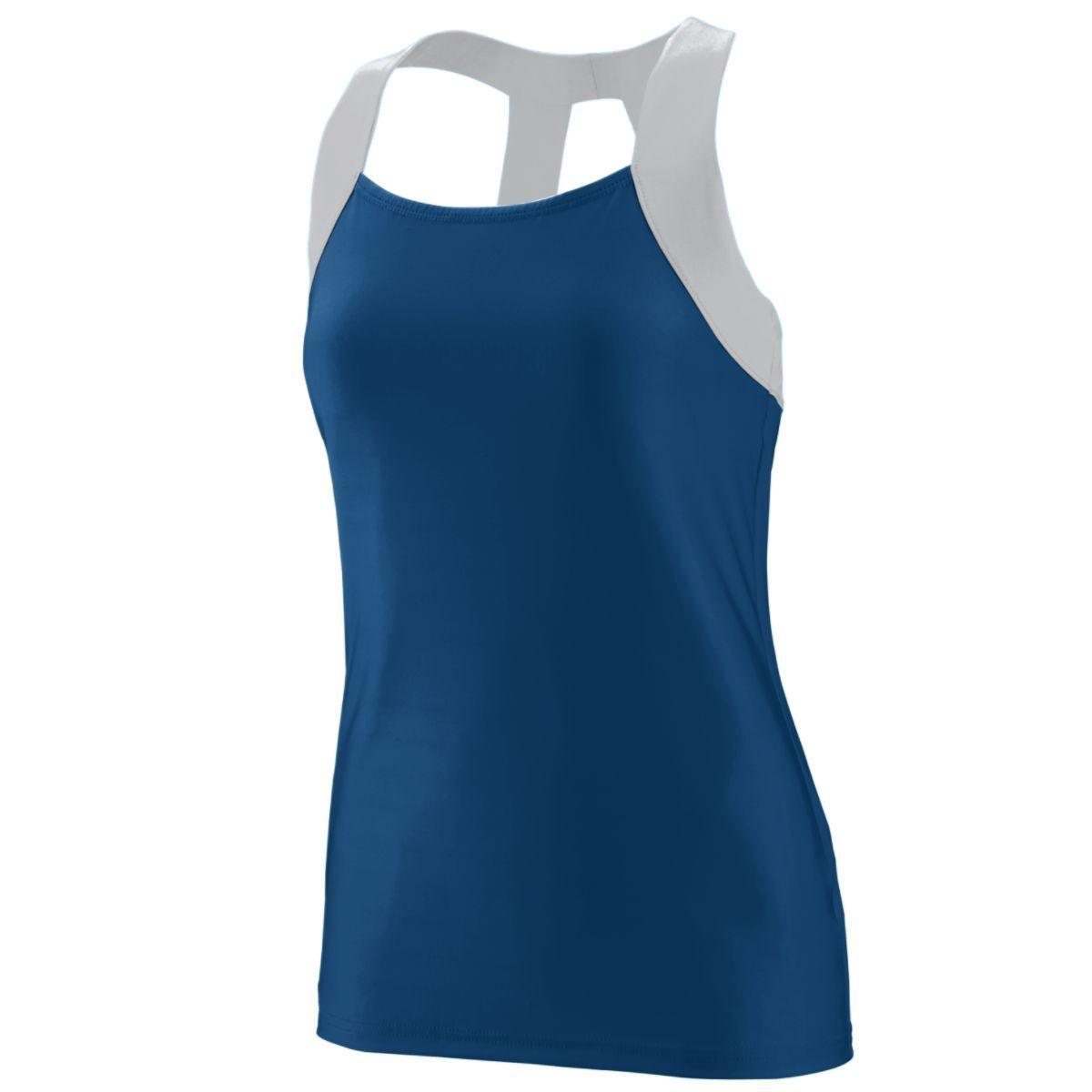 LADIES JAZZY OPEN BACK TANK - Apparel Globe