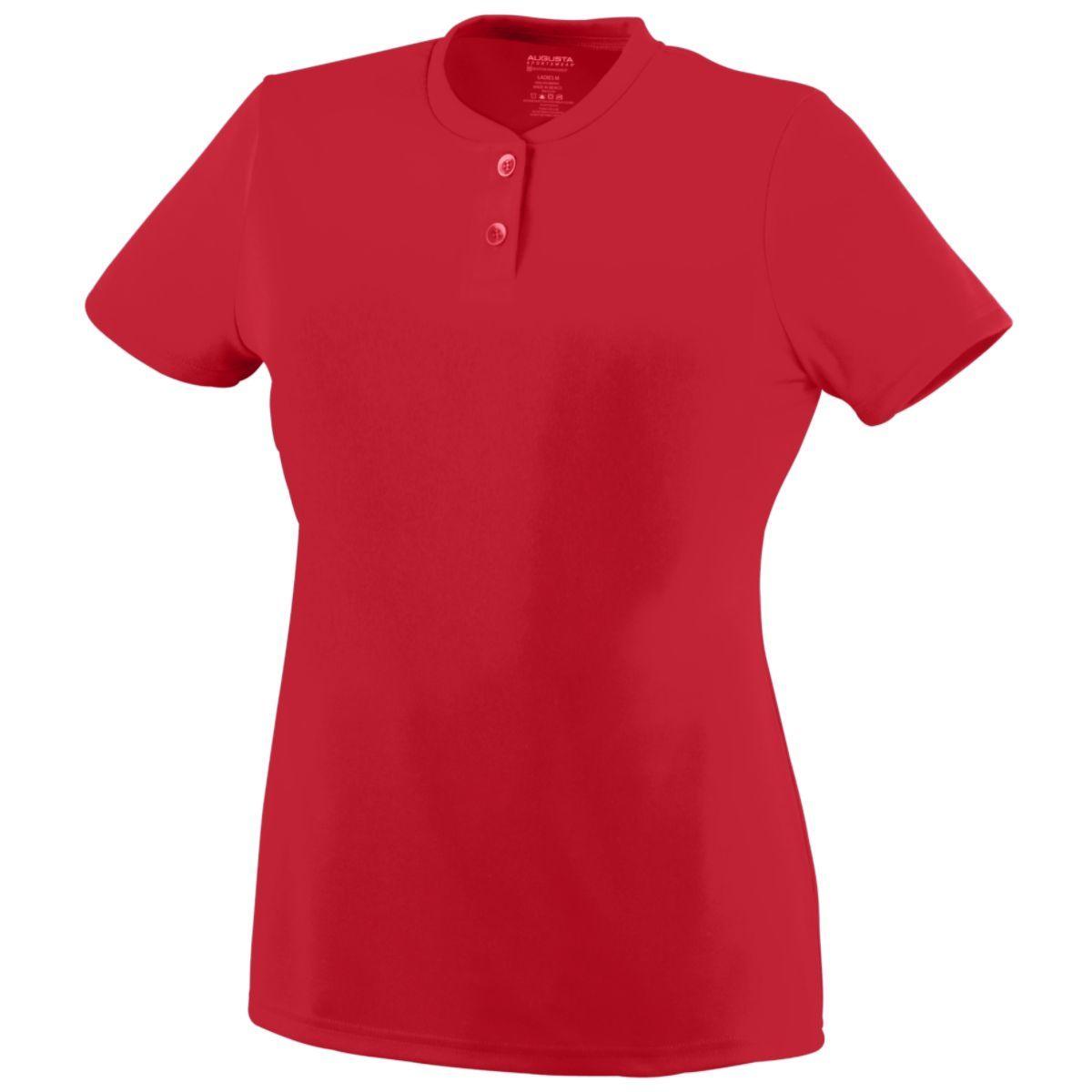 GIRLS WICKING TWO-BUTTON JERSEY - Apparel Globe