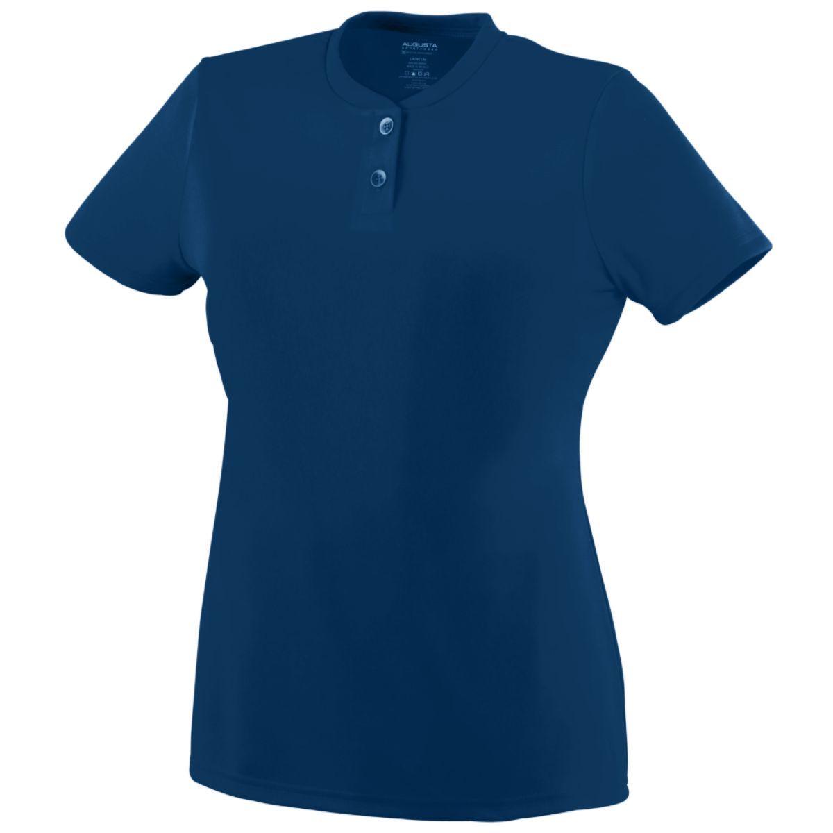 GIRLS WICKING TWO-BUTTON JERSEY - Apparel Globe