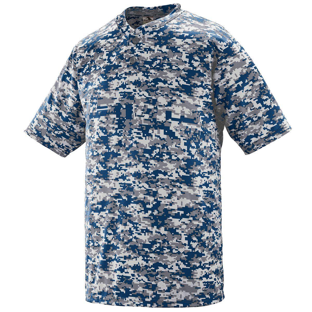DIGI CAMO WICKING TWO-BUTTON JERSEY - Apparel Globe