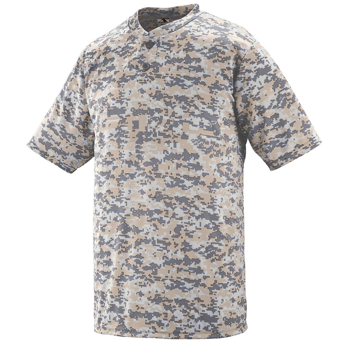 DIGI CAMO WICKING TWO-BUTTON JERSEY - Apparel Globe