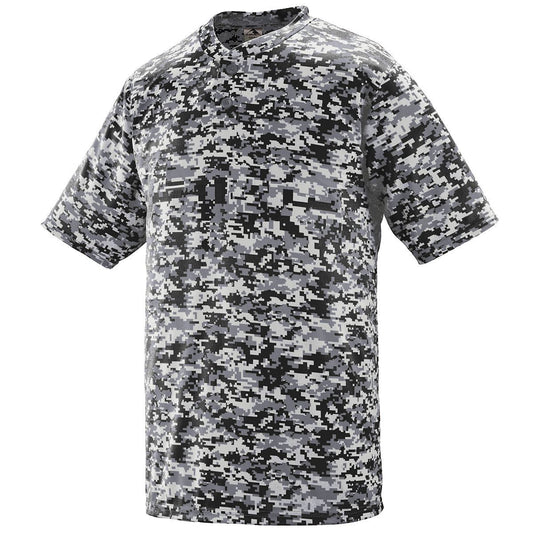YOUTH DIGI CAMO WICKING TWO-BUTTON JERSEY - Apparel Globe