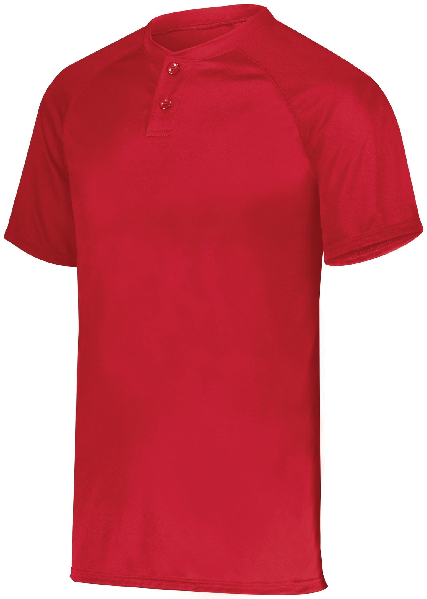 Youth Attain Wicking Two-Button Baseball Jersey - Apparel Globe