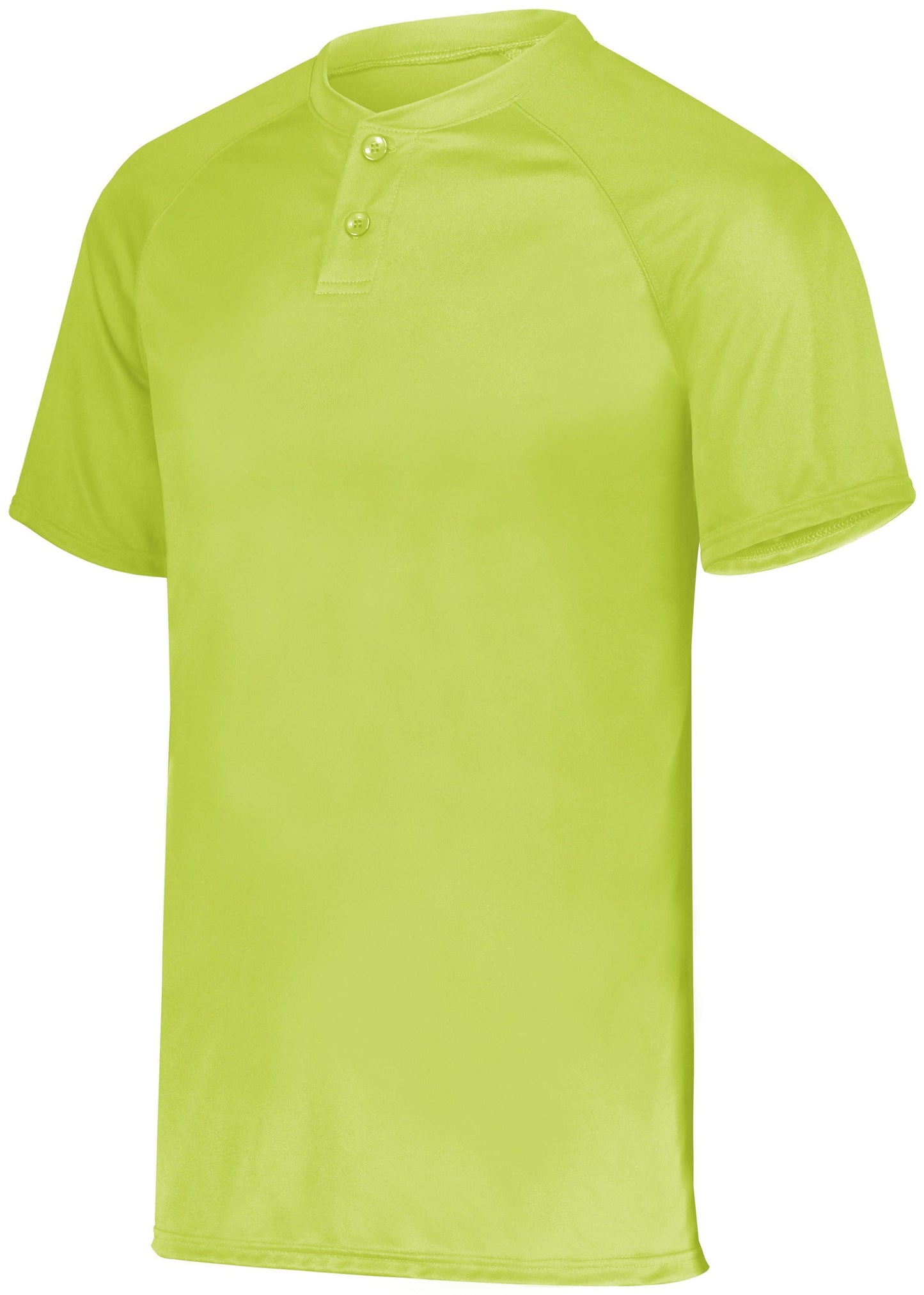 Youth Attain Wicking Two-Button Baseball Jersey - Apparel Globe