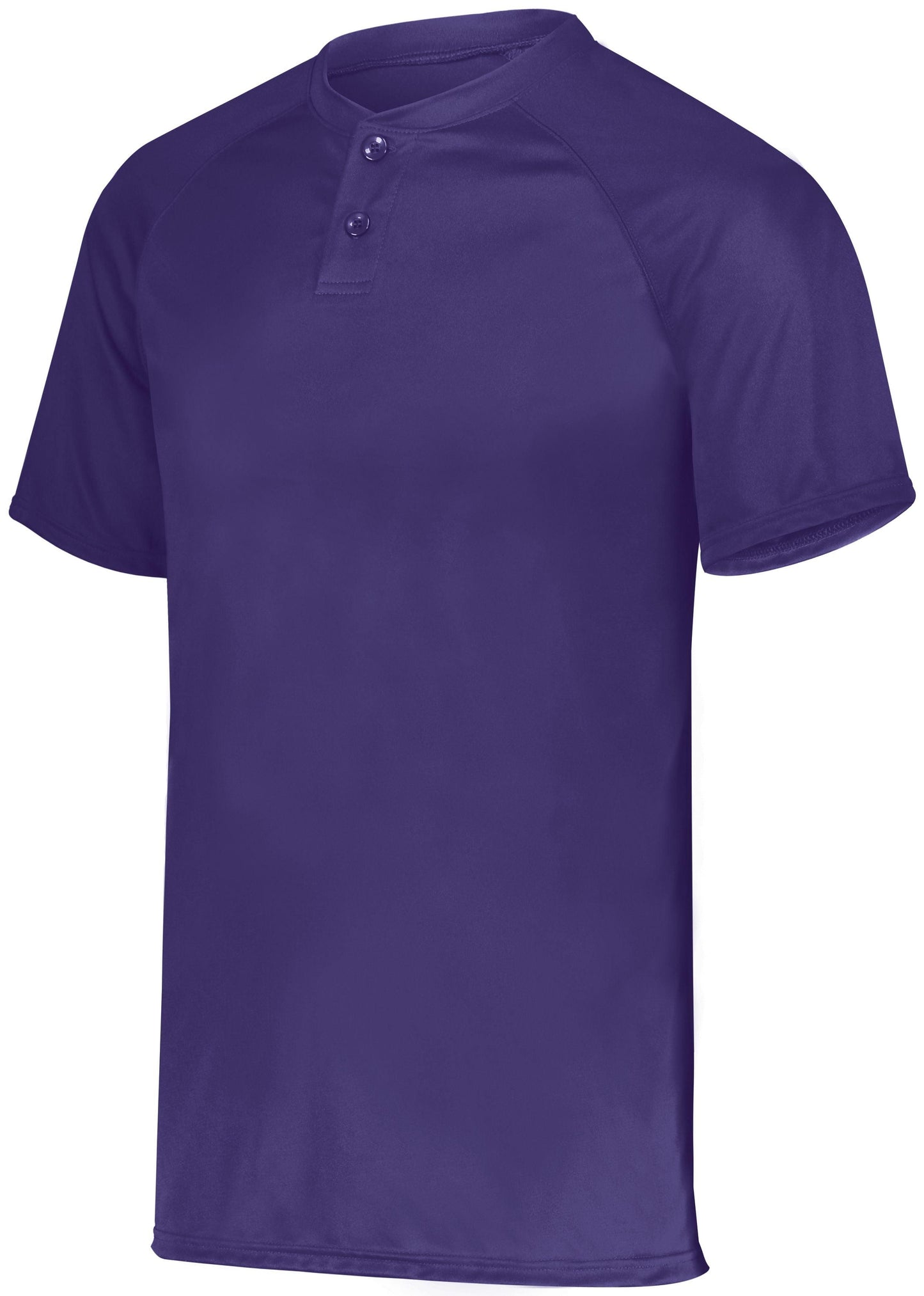 Youth Attain Wicking Two-Button Baseball Jersey - Apparel Globe