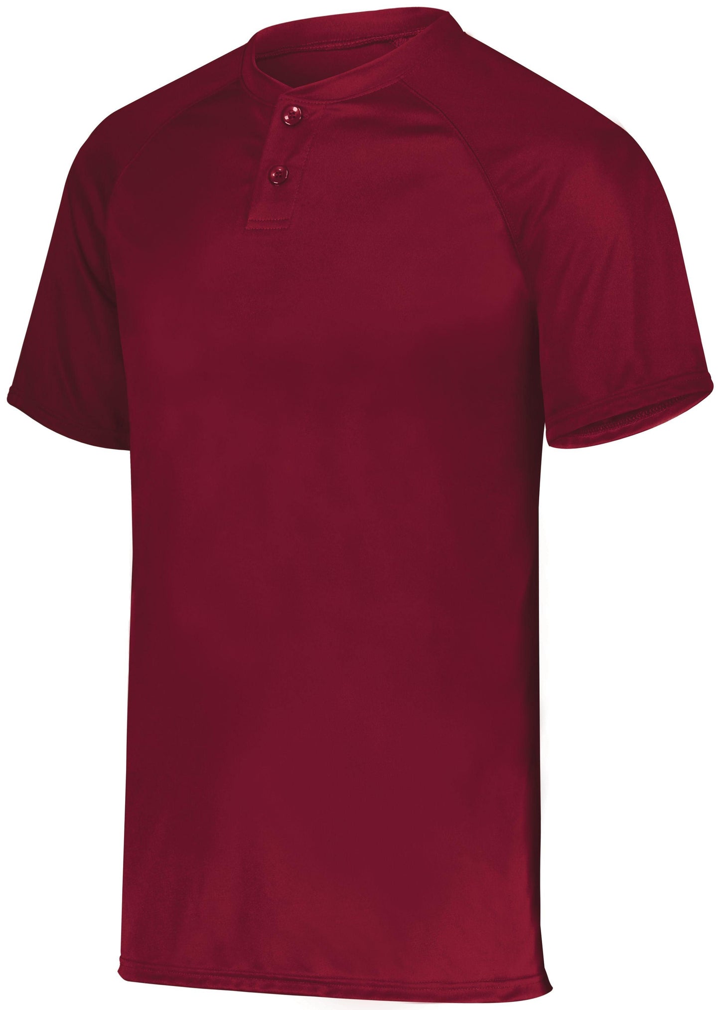 Youth Attain Wicking Two-Button Baseball Jersey - Apparel Globe