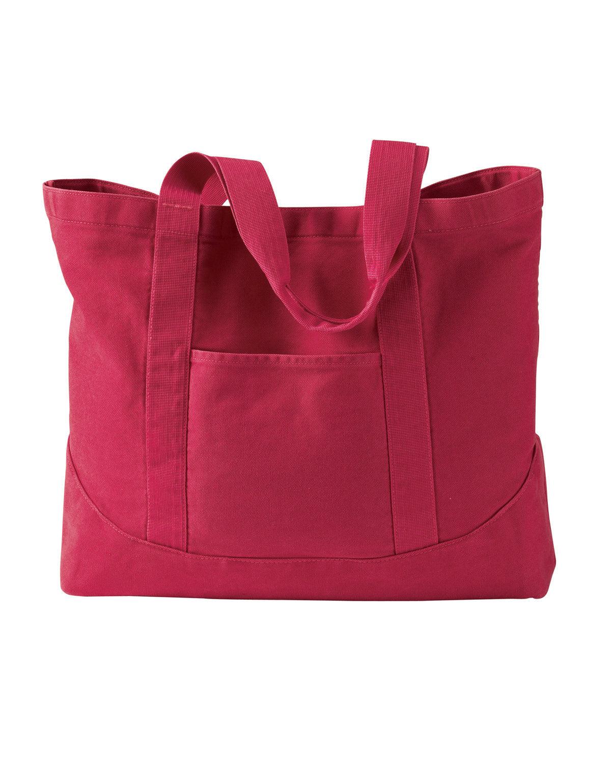 Pigment-Dyed Large Canvas Tote - Apparel Globe