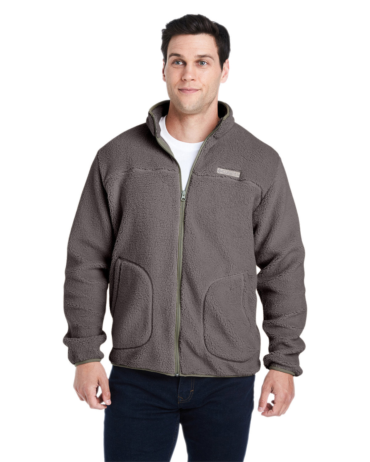 COLUMBIA Men's Rugged Ridgeâ„¢ II Sherpa Full-Zip Fleece Jacket: Embrace Cozy Comfort and Durability"