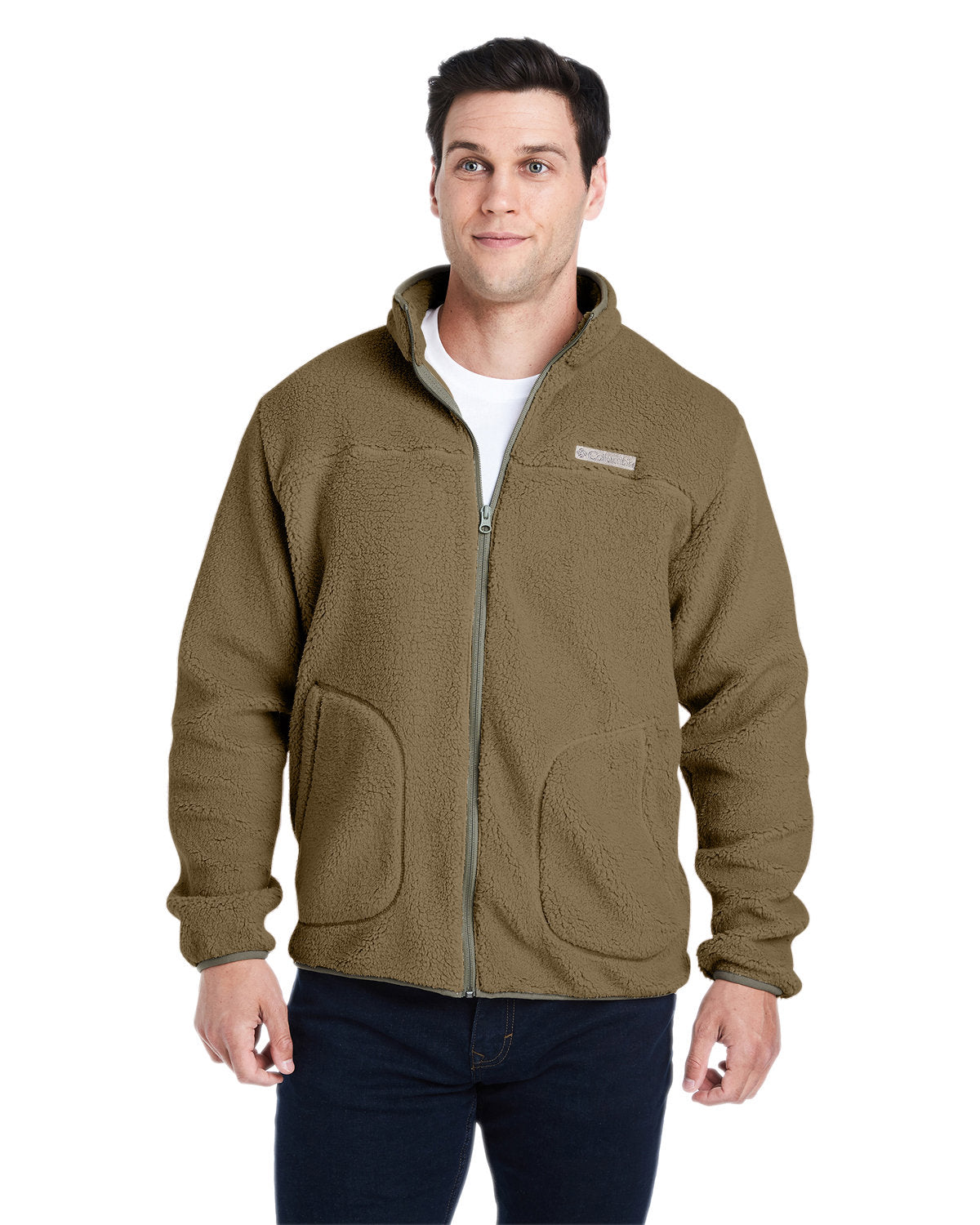 COLUMBIA Men's Rugged Ridgeâ„¢ II Sherpa Full-Zip Fleece Jacket: Embrace Cozy Comfort and Durability"