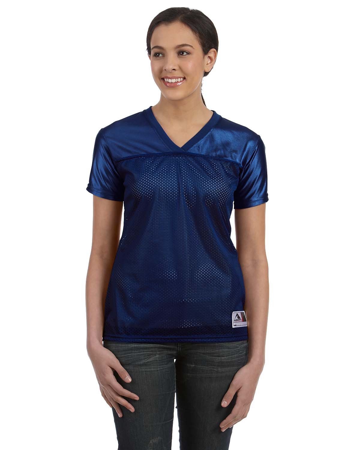 Ladies' Junior Fit Replica Football T-Shirt - Apparel Globe
