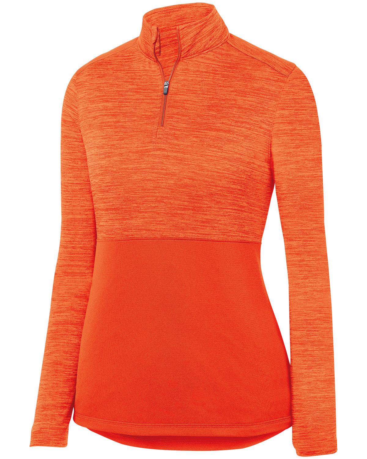 Ladies' Shadow Tonal Heather Quarter-Zip Pullover - Apparel Globe