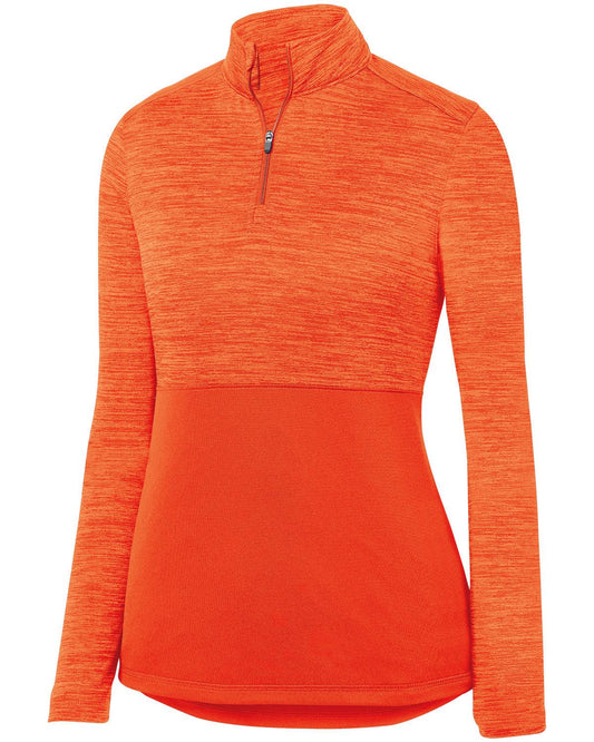 Ladies' Shadow Tonal Heather Quarter-Zip Pullover - Apparel Globe