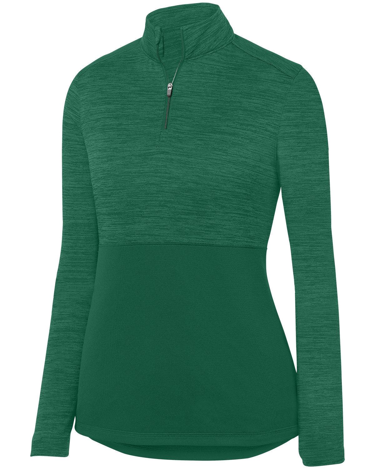 Ladies' Shadow Tonal Heather Quarter-Zip Pullover - Apparel Globe