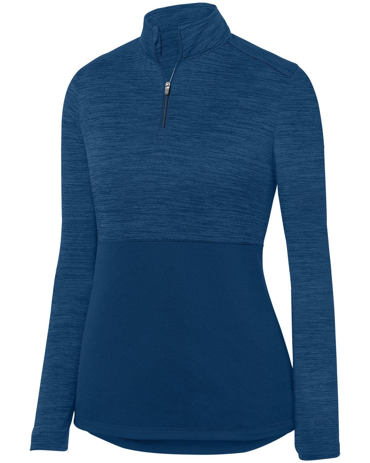 Ladies' Shadow Tonal Heather Quarter-Zip Pullover - Apparel Globe