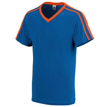 GET ROWDY SHOULDER STRIPE TEE - Apparel Globe