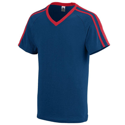 GET ROWDY SHOULDER STRIPE TEE - Apparel Globe