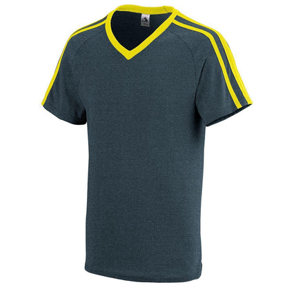 GET ROWDY SHOULDER STRIPE TEE - Apparel Globe